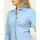 Vêtements Femme Shorts & Bermudas Chemise femme  en coton avec boutons Bleu