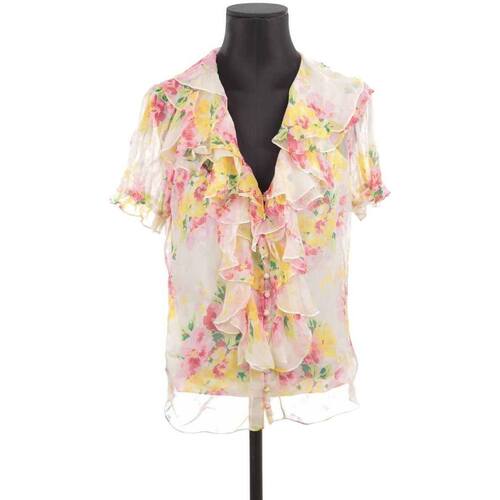 Vêtements Femme Débardeurs / T-shirts sans manche Ralph Lauren Top en soie Multicolore