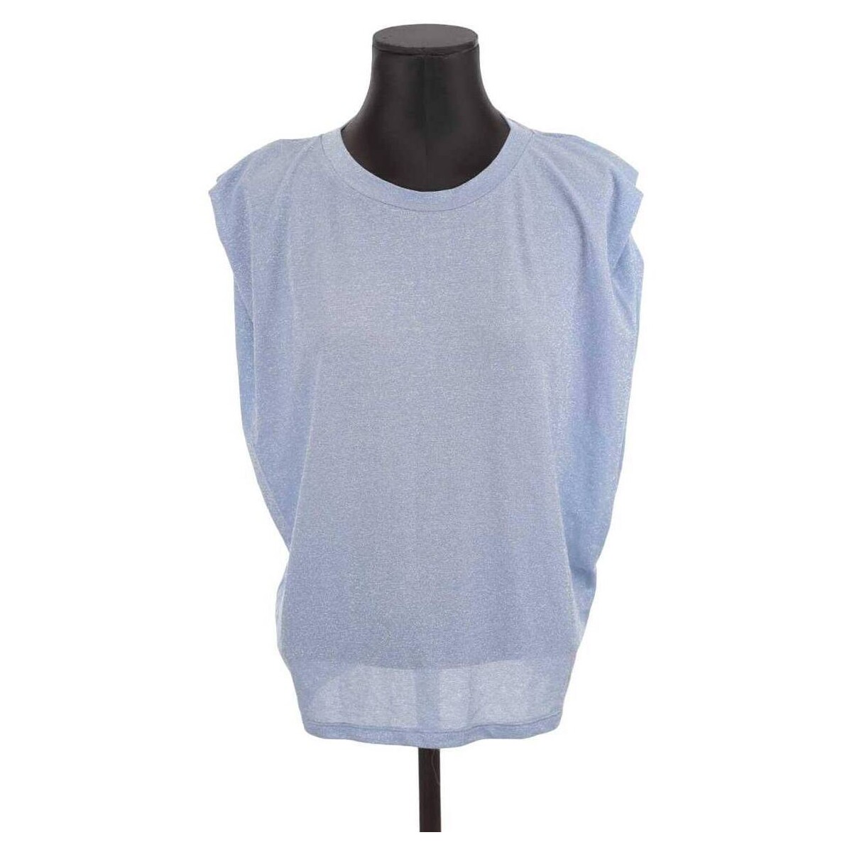 Vêtements Femme Débardeurs / T-shirts bleu sans manche Momoni Top bleu Bleu