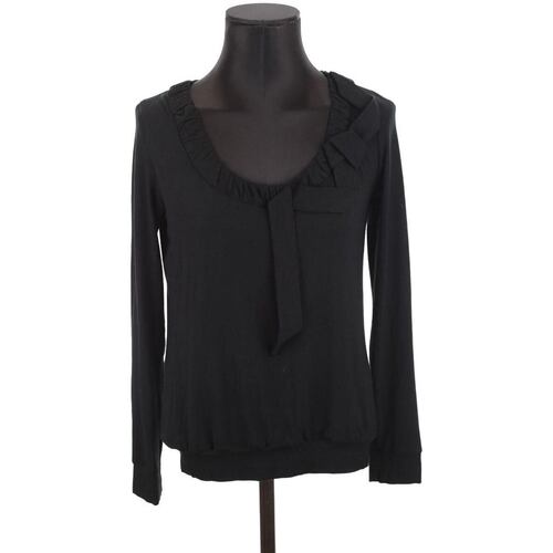 Vêtements Femme Gilet Femme 40 - T3 - L Beige Moschino Top noir Noir