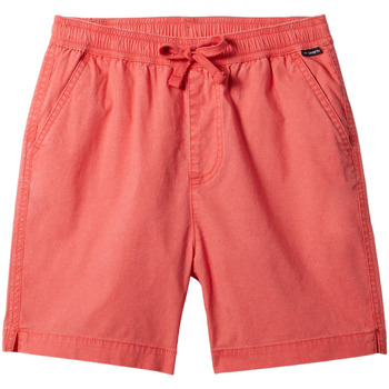Vêtements Garçon Shorts / Bermudas Quiksilver Taxer Rouge