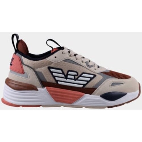 Chaussures Homme Baskets mode Emporio Armani suede EA7 X8X070 XK165 Beige
