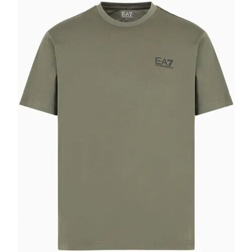 Vêtements Homme T-shirts manches courtes Emporio Flip Armani Kids leather buckle belt Weiß 8NPT18 PJ02Z Vert