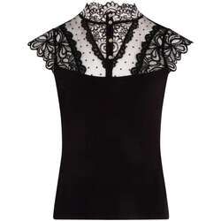 Vêtements Femme T-shirts manches courtes Morgan 161879VTPE24 Noir
