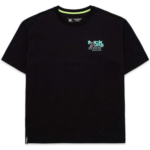 Vêtements Homme Pantoufles / Chaussons Munich T-shirt oversize awesome 2507246 Black Noir