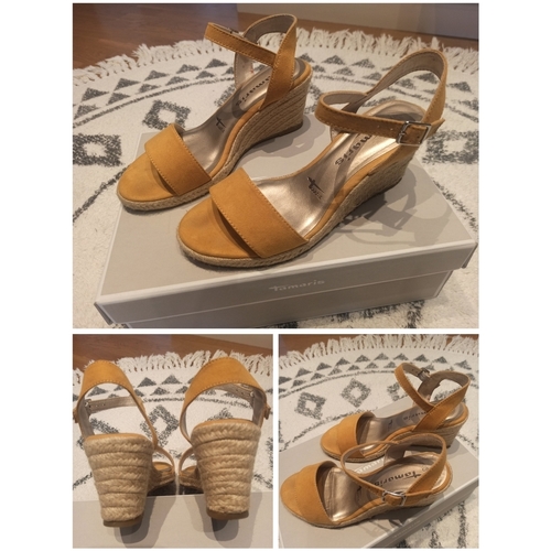 Chaussures Femme Sandales et Nu-pieds Tamaris Sandale Jaune