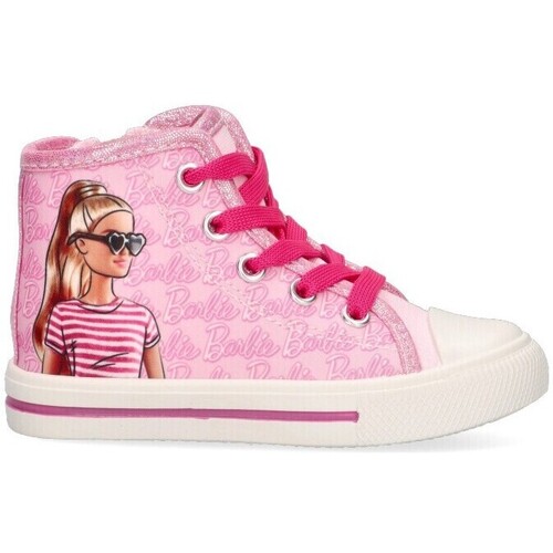 Chaussures Fille Baskets mode Leomil 74155 Rose