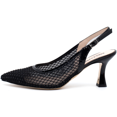 Chaussures Femme Derbies & Richelieu Melluso Linda 75 Mat.Rete Noir