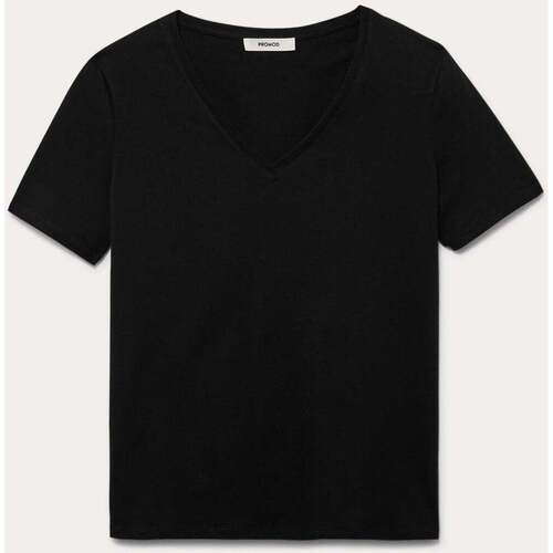 Vêtements Femme Lara Fit Side Stripe Running Leggings Promod T-shirt uni col V éco-conçu Noir