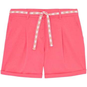 Vêtements Femme Shorts / Bermudas Promod Short à pinces + ceinture Rouge