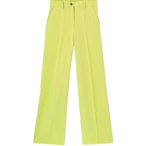 Vêtements Femme Pantalons fluides / Sarouels Promod Pantalon large taille haute Vert