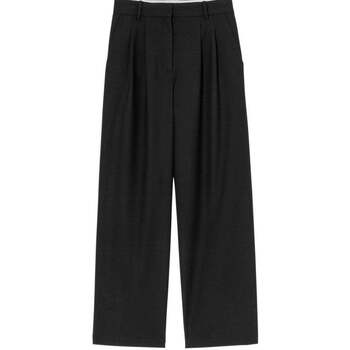Vêtements Femme Pantalons Promod Pantalon large à pinces Noir