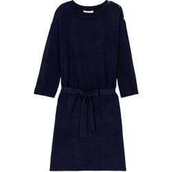 Vêtements Femme Robes Promod Robe-pull unie Bleu