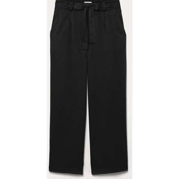 Vêtements Femme Pantalons Promod Pantalon large et fluide Noir