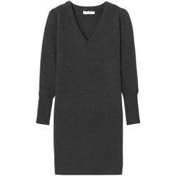 Vêtements Femme Robes Promod Robe-pull chinée Noir