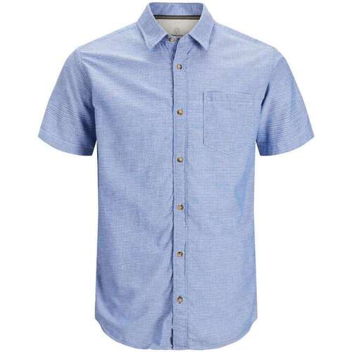 Vêtements Homme Chemises manches longues Jack & Jones 161555VTPE24 Bleu