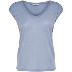 Vêtements Femme T-shirts manches courtes Only 162220VTPE24 Bleu