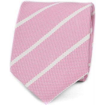 Vêtements Homme Cravates et accessoires Suitable Cravate Rayures Rose Rose