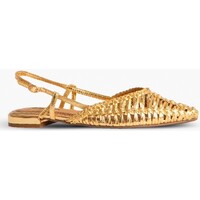 Chaussures Femme Sandales et Nu-pieds Keslem Sandalias  en color oro para Doré