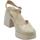 Chaussures Femme Sandales et Nu-pieds Wonders H-4951 Juana Lack Beige