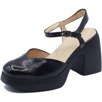 Chaussures Femme Petit : 1 à 2cm Wonders H-4951 Juana Lack Noir