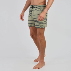 Vêtements Homme Maillots / Shorts selvedge de bain Oxbow Volley short stretch Pororoca VOCE Vert