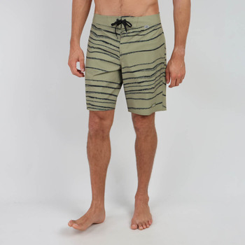 Vêtements Homme Maillots / Shorts de funnel-neck Oxbow Boardshort imprimé mascaret BANIWA Vert