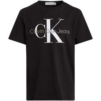 Vêtements Garçon T-shirts manches courtes Calvin Klein JEANS Compression 160889VTPE24 Noir