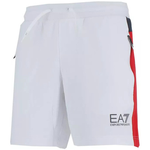 Vêtements Homme Shorts / Bermudas Ea7 Emporio Armani crepe Short Blanc