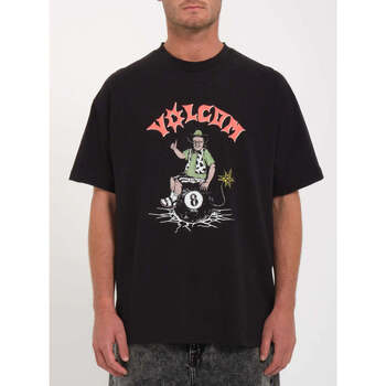 Vêtements Homme T-shirts manches courtes Volcom Camiseta  Last Shot - Black Noir