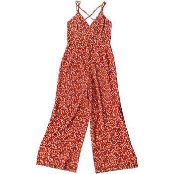 Molly Bracken Woven jumpsuit ladies red charlot Rouge