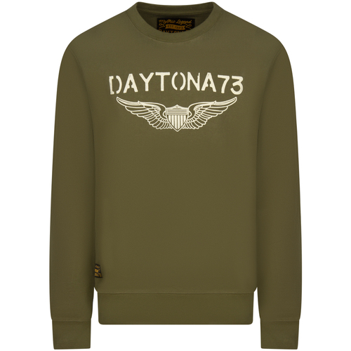 Vêtements Homme Besaces / Sacs bandoulière Daytona T-shirt coton col rond Blanc