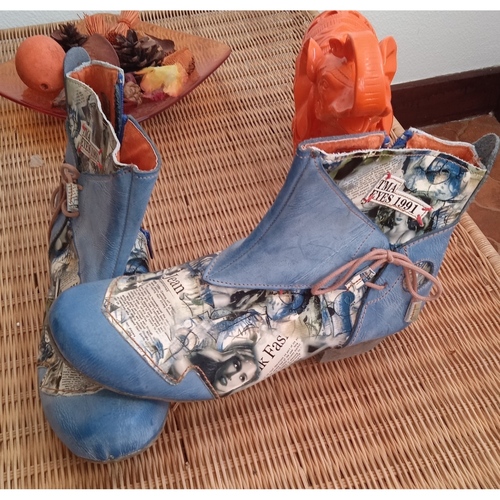 Chaussures Femme Bottines Autre Bottines neuves TMA EYES T42 Bleu