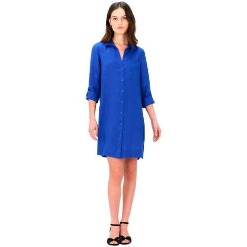 Vêtements Femme Robes courtes Caroll 164749VTPE24 Bleu