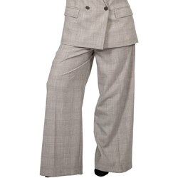Vêtements Femme Pantalons 5 poches Vicolo TB0273 Gris