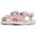 Chaussures Fille Sandales et Nu-pieds Naturino Sandales en cuir avec fleurs appliquées BRAHMA Rose