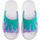 Chaussures Femme Sandales et Nu-pieds Acupuncture Nyu Slide violet Blanc