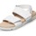 Chaussures Fille Sandales et Nu-pieds Naturino Sandales en cuir ORIANA Blanc