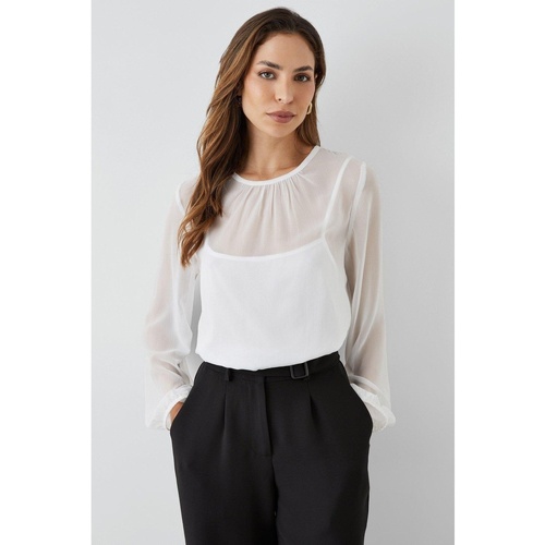 Vêtements Femme Chemises / Chemisiers Principles DH6755 Blanc