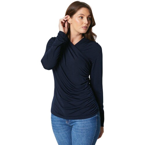 Vêtements Femme T-shirts manches longues Principles DH6761 Bleu