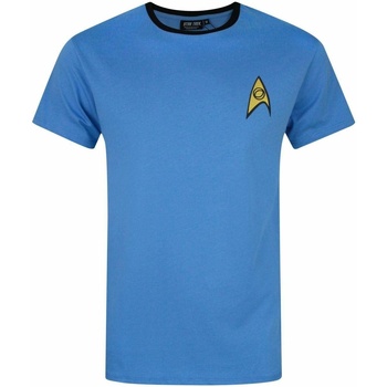 Vêtements Homme T-shirts manches longues Star Trek Tri par pertinence Security Bleu