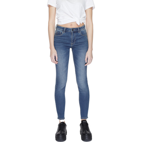Vêtements Femme Jeans trim skinny EAX 8NYJ01 Y2TBZ Bleu