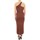 Vêtements Femme Robes longues Akep VSKD05050 Marron