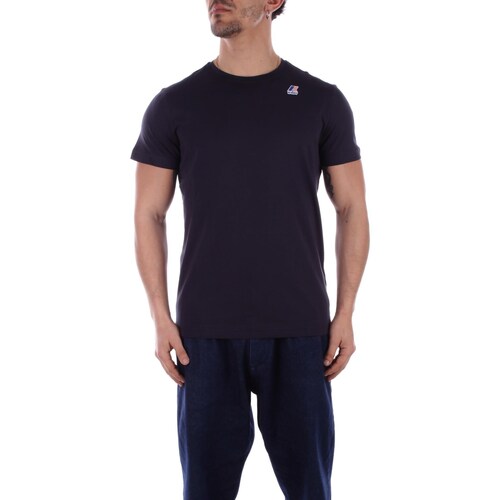 Vêtements Homme T-shirts manches courtes K-Way K007JE0 Bleu