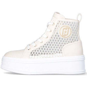 Chaussures Femme Baskets mode Liu Jo Sneakers plateforme en mesh lurex® Blanc