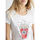 Vêtements Femme T-shirts & Polos Liu Jo T-shirt avec strass et paillettes Blanc