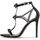 Chaussures Femme Sandales et Nu-pieds Liu Jo Sandales type salomé avec nœuds Noir