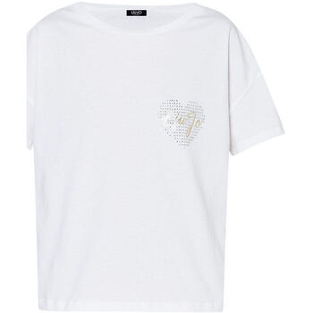 Liu Jo T-shirt avec cœur Blanc