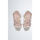 Chaussures Femme Sandales et Nu-pieds Liu Jo Sandales à talons hauts logotés Argenté