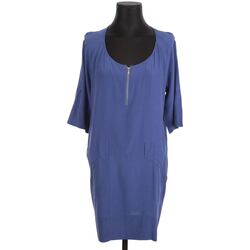 Vêtements Femme Robes Gerard Darel Robe en soie Bleu